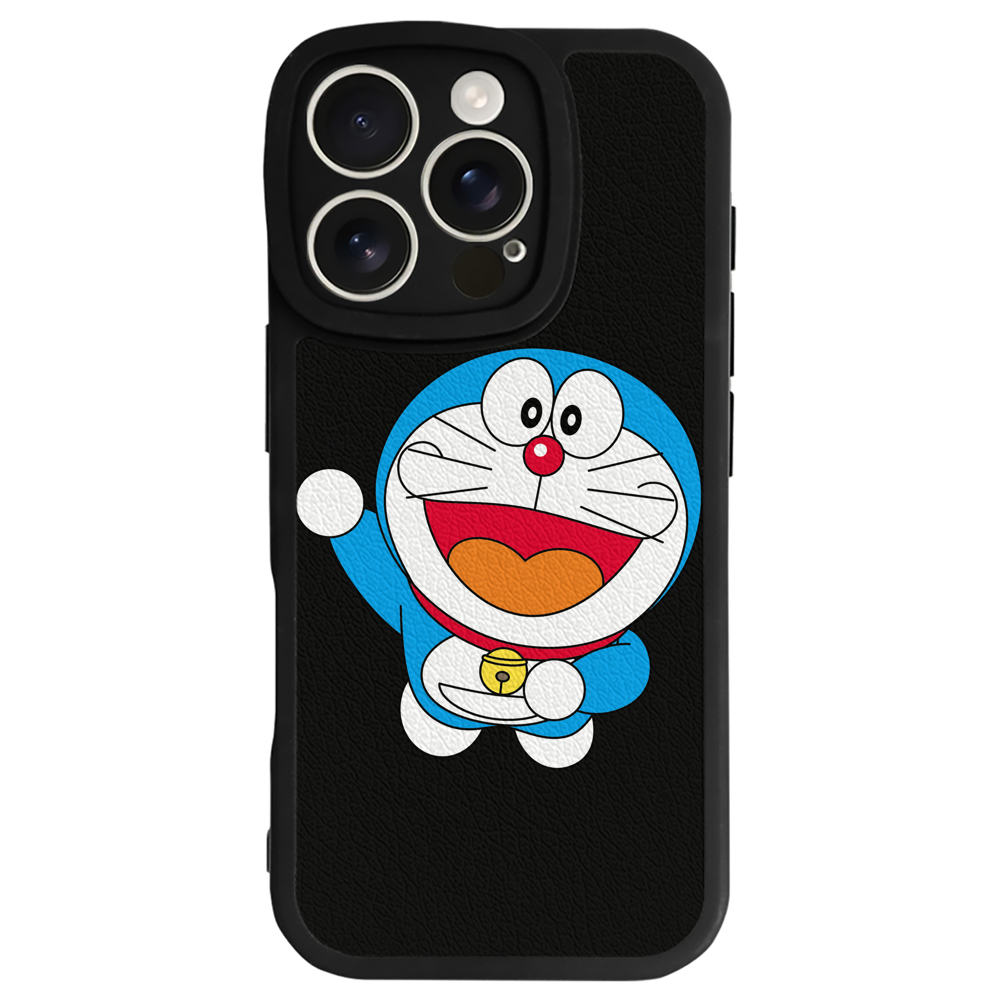 （画像用） ドラえもん Doraemon 【iPhone 16シリーズ対応】シリコンスマホケース（レザー調） 材質：シリコン